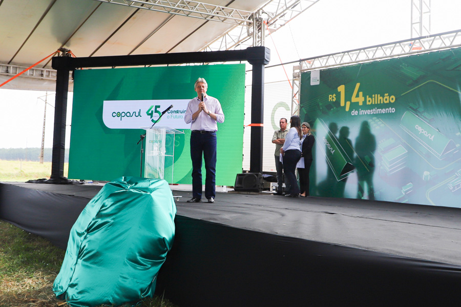 Lançamento da pedra fundamental da Unidade Industrial de Processamento